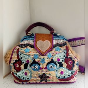 Unique Vintage Tweed Purse